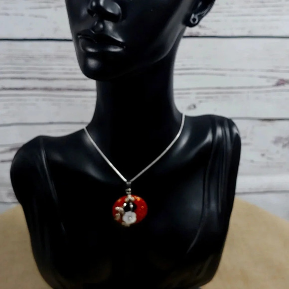 Unique Botique2 Jewelry - Women's Natural Stone 925 Sterling silver Necklace